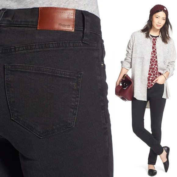 Madewell 10-Inch High Riser Skinny Skinny Jeans in Lunar 26 - Picture 8 of 8